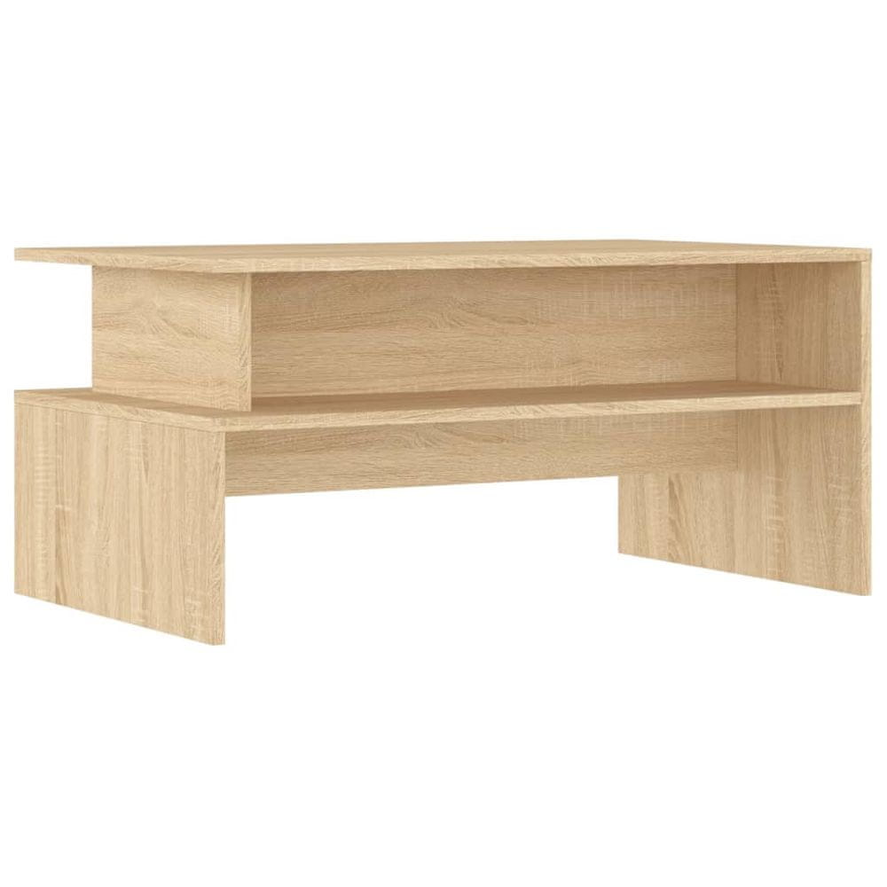 Vidaxl Konferenčný stolík dub sonoma 90x55x42,5 cm kompozitné drevo